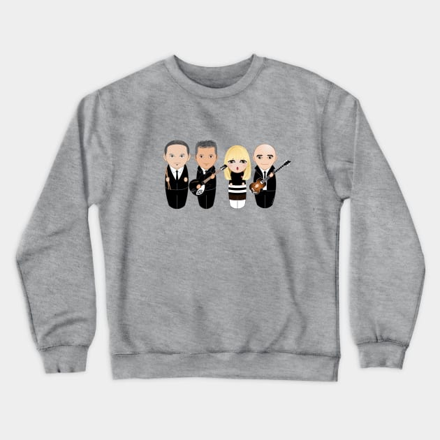 Kokeshis The Vinylos band Crewneck Sweatshirt by Pendientera